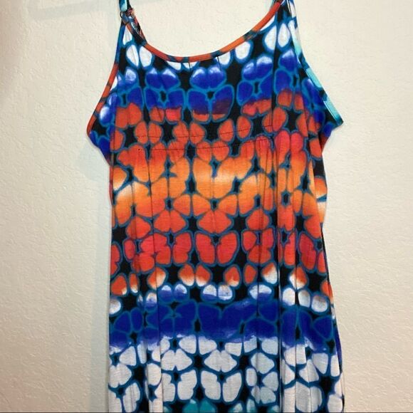 nicole by Nicole Miller Maxi Dress Sz L - Picture 3 of 6